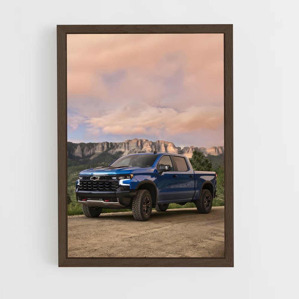 Poster Silverado camion – affiche Chevrolet (vue 5)